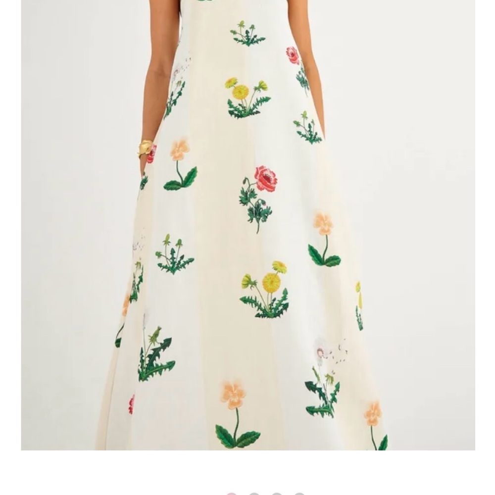 ISO Oroton strapless dress in this print or in the rosebud print